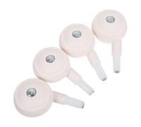 HOLIDYOYO 4pcs Baby Walker Wheels Replacement Set Silent Swivel Casters for Strollers and Prams Sturdy Universal DIY Baby Walker Parts with Detachable Stem for Front Or Rear Use