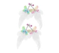 HOLIDYOYO 4pcs Cat Teaser Replacement Heads Bell and Plume Interactive Cat Toys Refills Kit for Indoor Kitten Play Soft Attachments