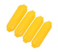 HOLIDYOYO 4pcs Corn Tray Pan Corn Forks Trays Charcuterie Plates Butter for Corn on Cob Snack Dish Storage Containers Corn Cob Chunky Skewers Chip Corn Cob Holders Tableware Yellow