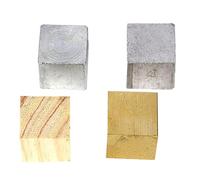 HOLIDYOYO 4pcs Density Cubes Block Elements Educational Physics Experiment Equipment for Density Investigation and Specific Gravity Exploration