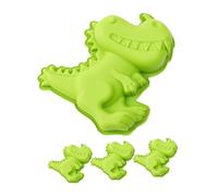 HOLIDYOYO 4pcs Food-Grade Silicone Dinosaur Cake Moulds Animal Chocolate Candy Fondant Molds for Birthday Party DIY Cake Toppers Soap Craft Baking