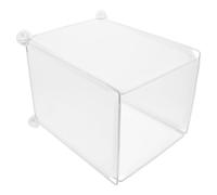 HOLIDYOYO 4Pcs Freezer Separator Dividers 30X22Cm White Plastic Refrigerator Partition Grid Food Storage Organizer for Chest Freezer and Fridge Shelves