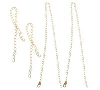 HOLIDYOYO 4Pcs Grandfather Clock Weight Chains Metal Repair Parts Heavy-Duty Pendulum Hammer Chains Floor Clock Accessories Vintage Decorative