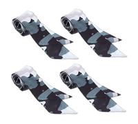 HOLIDYOYO 4pcs Grey Camouflage Sweat-absorbent Sports Hairbands Non-slip Elastic Head Wraps for Running Tennis Gym Workouts Men Women Outdoor Fitness Sweatbands