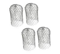 HOLIDYOYO 4pcs Gutter Guard Mesh Covers Blocking Filter for Home Supply Lightweight Durable Leaf Guards Prevent Drain Blockages Easy to Install and Trim for Gutter Protection