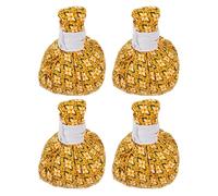 HOLIDYOYO 4Pcs Herbal Aroma Massage Balls Small Thai Spa Compress for Full Body Hot Herbal Bag Therapy Suitable for Home and Travel Use