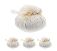 HOLIDYOYO 4pcs Herbal Moxa Massage Stick Head Replacement Set, Natural Thai Herbal Compress Balls for Muscle Relaxation and Chinese Moxa Therapy, Suitable for Body and Back Massage