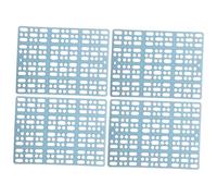 HOLIDYOYO 4Pcs Hollow Plastic Rabbit Foot Pads Cage Mats for Pets Including Guinea Pigs and Hamsters Corrosion Resistant Bunny Cage Flooring Protects Feet From Wire Mesh