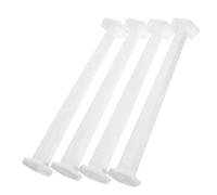 HOLIDYOYO 4pcs Mini Roman Pillar Decor for Home and House, White Plastic Pillars with Creative Design, Sturdy and Not Easy to Break, for Mini Table and Landscaping Scenes