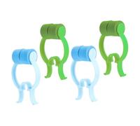 HOLIDYOYO 4pcs Nose Clips Nose Correction Stopper Clips for Comfortable Shaping Household Use Portable with Soft Texture for Skin-friendly Fit