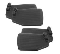 HOLIDYOYO 4Pcs Plastic Wheelchair Footrests ABS Replacement Foot Plates Universal Drive Wheelchair Accessories with Legrest Pads for Adult and Mobility Support