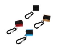HOLIDYOYO 4Pcs Portable Fishing Rod Clips Hanging Fishing Pole Holders Support Clamps with Hook and Hands Use Lightweight Multi Color for Stream Fly