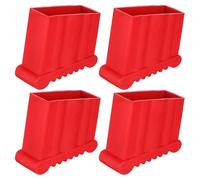 HOLIDYOYO 4pcs Rubber Step Ladder Feet Covers Non-Slip Ladder Foot Cushions Protective Leg Caps Anti-Skid for Home Maintenance