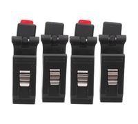 HOLIDYOYO 4pcs Self-adhesive Car Card Bill Clip Windshield Parking Ticket Holder Auto Sunshade Visor Storage Clip for Registration