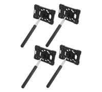 HOLIDYOYO 4pcs Telescopic Grabber Tool Parking Card Holder for Car Garage Parking Assist Telescoping Paying Rod Black