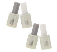 HOLIDYOYO 4pcs Toilet Seat Dampers Soft Close Buffer Hinges Replacement Connectors Left Right Handed Plastic Damper for Bathroom Toilet Lid Slow Close Accessories