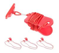 HOLIDYOYO 4pcs Treadmill Magnet Key Treadmills for Home Magnetic Safety Switch Fitness Equipment Safety Pin Magnetic Key Replacement Replacement Universal Red