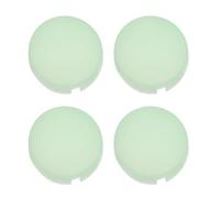 HOLIDYOYO 4pcs Universal Doorbell Push Button Replacement Set with Glow-in-the-dark Silicone Caps and Screws, round Waterproof Door Bell Button Repair Kit for Outdoor Video Doorbell