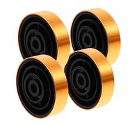 HOLIDYOYO 4pcs Vibration Amplifier Feet Pad Aluminium Alloy Isolation Feet Pads for Furniture and Height for Speaker and Home Use