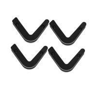 HOLIDYOYO 4pcs Wall Mount Barbell Holder Heavy Duty PP Material Gym Equipment Rack for Commercial Use Coated Barbell Accessories Convenient Installation