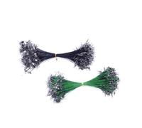 HOLIDYOYO 50 Pcs Wear-resistant Steel Fishing Leader Line Super Strong Anti-bite Wire for Offshore and Outdoor Angling Includes Green and Black Sub-line for Saltwater and Freshwater Use