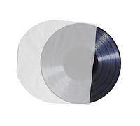 HOLIDYOYO 50PCS Clear CD Protector Sleeves Thickened Inner Bags Compatible with Cds Scratch Covers for Friction Reduction and Data Protection