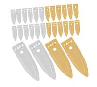 HOLIDYOYO 50pcs Copper Zinc Electrodes Science Experiment Kit for Primary Battery Research Educational Fruit Battery Materials with Stable Energy Output Zinc Strips for Laboratory Use