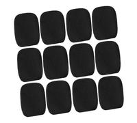 HOLIDYOYO 50pcs Mini Black Foam Microphone Windscreens High Density Lapel Cover Noise Reduction Shield for Lavalier Headset Mic Protection Dust and Moisture Resistant for Outdoor Teaching