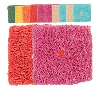 HOLIDYOYO 50pcs Natural Loofah Chewing for Small Animals Rabbit and Guinea Pig Chew Treats Molar Grinding Pet Playthings Stress Relief and Dental Care for Hamsters Squirrels Random Color