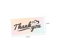 HOLIDYOYO 50pcs Small Business Thank You Cards Postcards for Customer Appreciation Vibrant Compact Orders and Daily Use Lightweight Portable Gratitude Cards