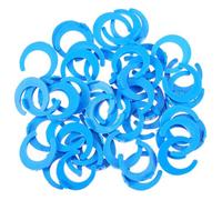 HOLIDYOYO 50pcs Water Filter Locking Clips Plastic Clamp for Filter System Accessories Easy Install Pipe Fittings for Water Purifier and Connections