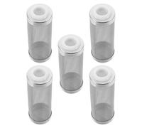 HOLIDYOYO 5pcs 16mm Stainless Steel Filter Intake Strainer Mesh Covers for Aquarium, Shrimp Tank Fine Mesh Guard Nets, Fish Tank Pre-filter Accessories for Fry and Fish Protection