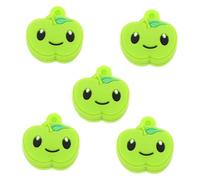 HOLIDYOYO 5pcs Apple Shape Tennis Racket Vibration Dampeners Silicone Shock Absorbing Pads for Wrist Protection Fit Standard Rackets