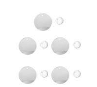 HOLIDYOYO 5pcs Betta Tank Decorations Fish Tank Betta for Decor Floating Ball for Aquarium White