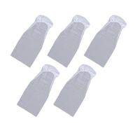 HOLIDYOYO 5pcs Disposable Car Seat Protective Cover Lightweight White Non-woven Passenger Seat Cover All-round Protection for Airplane and High-speed Trains