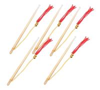 HOLIDYOYO 5pcs Horn Earwax Removing Tools with Tassel Lanyard, Easy to Handle Ear Clean Tool, Exquisite Workmanship for Most People
