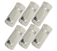 HOLIDYOYO 6 Rolls Elastic Spandex Wrap for Wound Support and Retention Breathable Medical Compression Dressing for Home School Outdoor Use