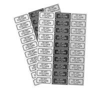 HOLIDYOYO 60pcs No Soliciting Doorbell Stickers Bulk Weatherproof Self-adhesive Decorative Warning Decals for Office Apartment Shop Front Door and Porch Wall Signs