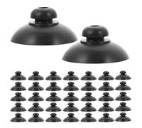 HOLIDYOYO 60Pcs Strong Suction Cups for Aquarium Air Pump Holder 2.5Cm Soft Rubber Clips for Fish Tank Oxygen Pump Accessories