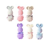 HOLIDYOYO 6pcs Adorable Rabbit Towel Multi-Function Shower for Easter Celebrations Lovely Wash Towel for Girl