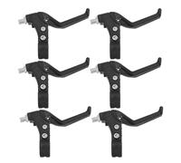 HOLIDYOYO 6pcs Aluminum Alloy Bicycle Brake Handles for High Sensitivity Brake Lever Extensions Compatible with Road Folding and S Bikes for Instant Emergency Stops