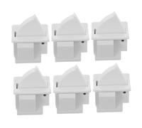 HOLIDYOYO 6pcs Fridge Door Press Switch for Refrigerator and Freezer Pin Momentary Push Button Light Control Replacement for Appliance Door Lighting