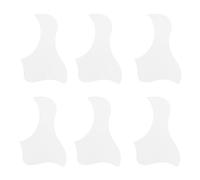HOLIDYOYO 6pcs Guitar Pickguard White Protective Plastic Self-adhesive Tape Anti-scratch for Classical and Acoustic Guitar Surface