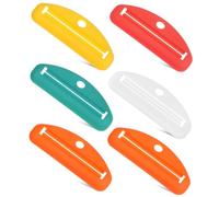 HOLIDYOYO 6pcs Manual Toothpaste Tube Squeezer Clips Set Small Tube Roller Dispenser Tools for Toothpaste Face Wash Multipurpose Bathroom and Travel Use