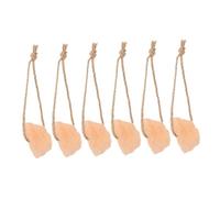HOLIDYOYO 6pcs Pink Salt Lick Blocks Natural Mineral Rope for Horses Cattle Deer Livestock Essential Nutrition Animal Salt