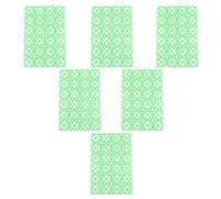 HOLIDYOYO 6pcs Rabbit Cage Pads Non-slip Protective PET Mats for Cage | Plastic Light Green Set, Anti-scratch Design, Helps Protect Feet and Body from Wire Mesh Random Color