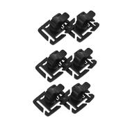 HOLIDYOYO 6pcs Rotatable Hydration Bag Clips for Backpack Non-slip Water Bladder Hose Clamps Lightweight Tube Holders Compatible with Hydration Packs for Outdoor Camping Hiking