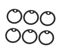 HOLIDYOYO 6pcs Silicone Dog Tag Silencers Flexible Durable Pet Id Cover Rings Lightweight Protective Name Tag Covers for Collar Accessories
