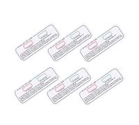 HOLIDYOYO 6pcs UV Intensity Test Card for Uvc Measurement Light Identifying Card UV Radiation Detection Light Indicator for Bulb and LED Intensity Reading