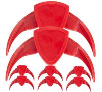 HOLIDYOYO 8Pcs Manual Melon Seed Peeler Red Sunflower Seed Opener Protects Teeth and Fingers Use Nut Cracking Tool for Household